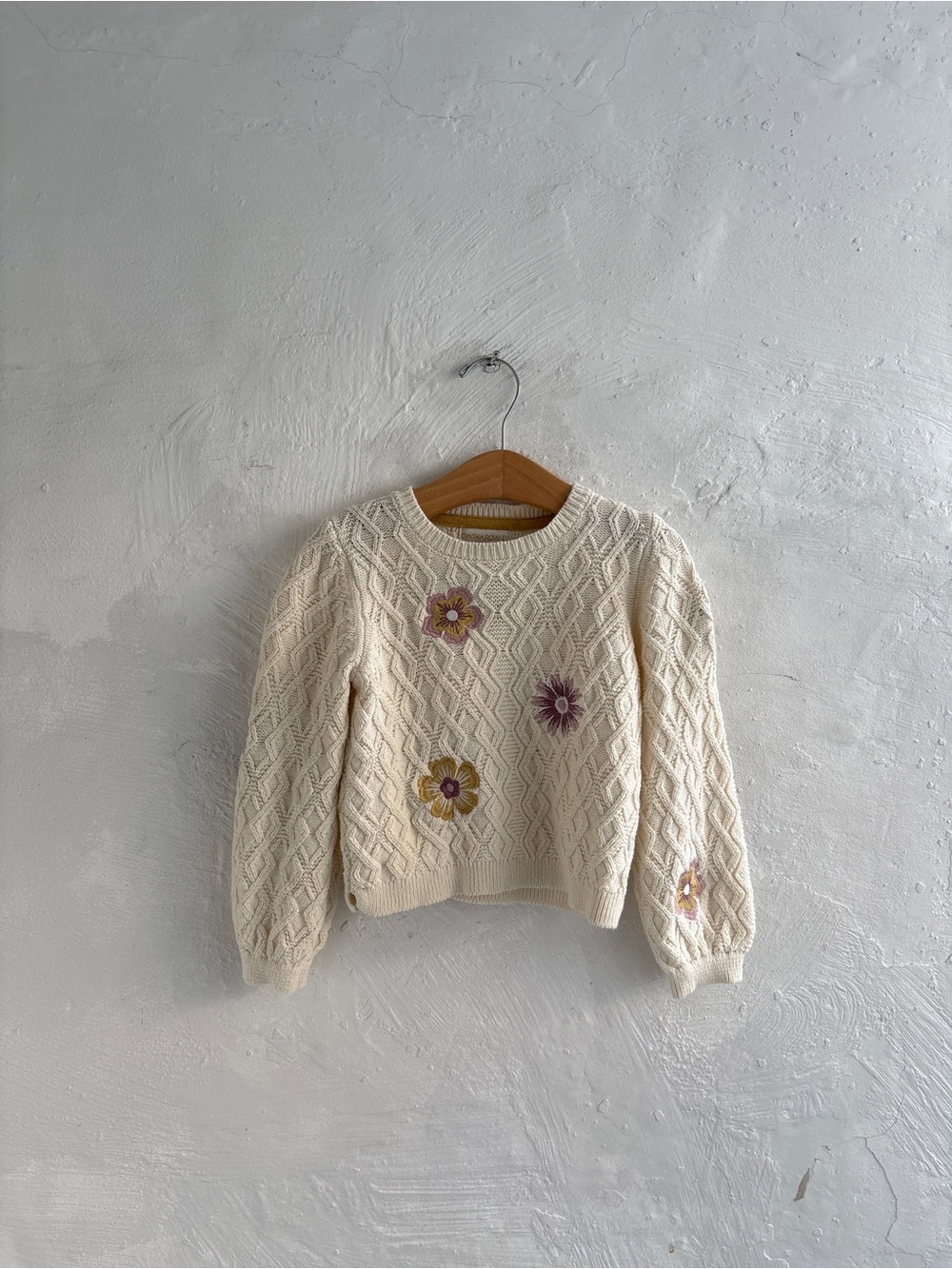 Cynthia Rowley size 4T knot floral sweater